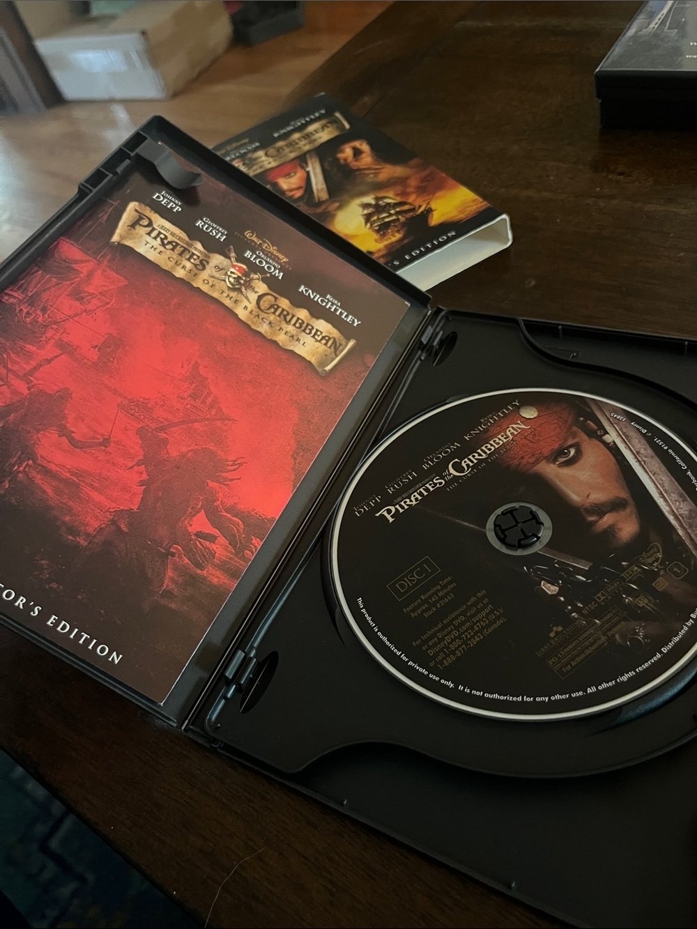 Pirates of the Caribbean 2-Disc Collector's Edition DVD Disney - Picture 3 of 4